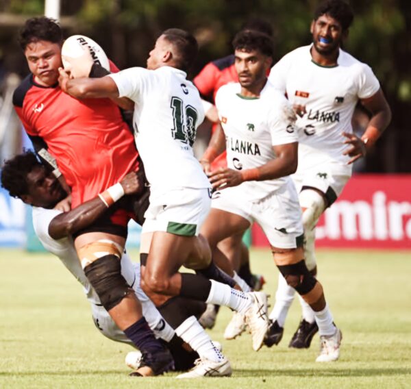 Sri Lanka dazzle and blow away Malaysia's aspirations.  Comprehensive thrashing of a serious challenger. - BY TREVINE RODRIGO IN MELBOURNE.  (ELanka sports editor)