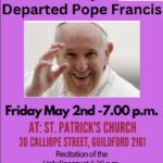 Sri Lankan NSW Catholic Association Present - Memorial Mass for Our Dearly Departed Pope Francis - May 2nd -7.00p.m ( Perth Event)
