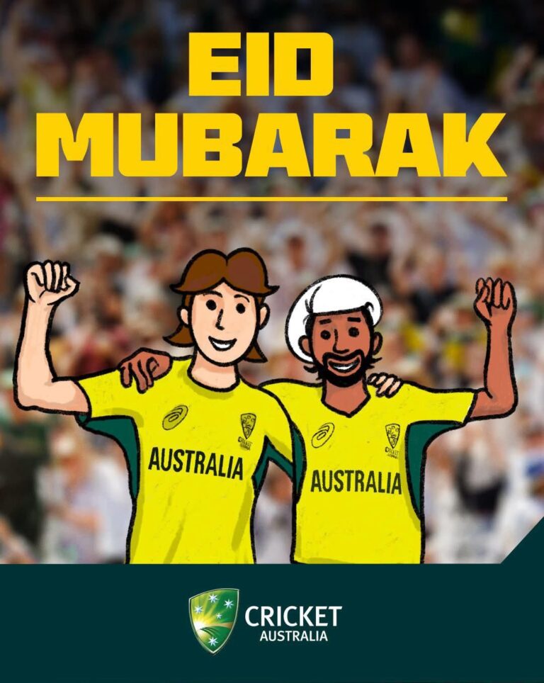 Usman Khawaja – EID MUBARAK – A Blessed / Happy Festival!