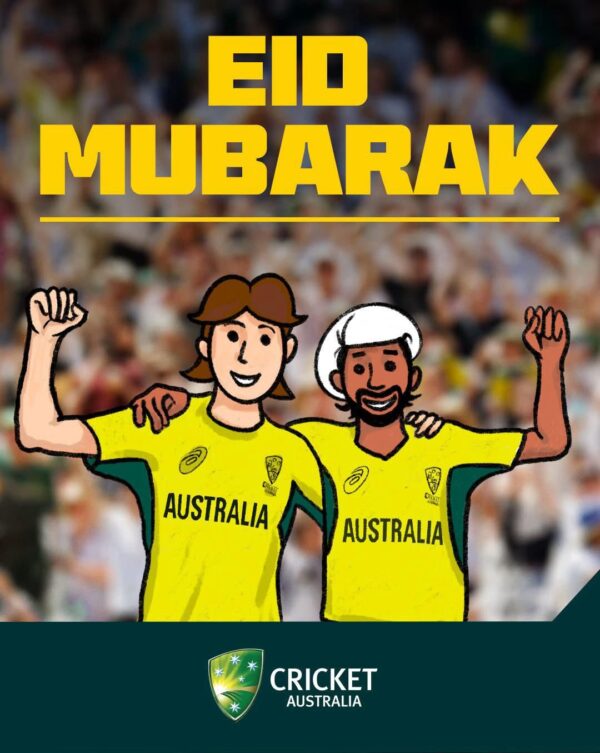 Usman Khawaja - EID MUBARAK - A Blessed Happy Festival!