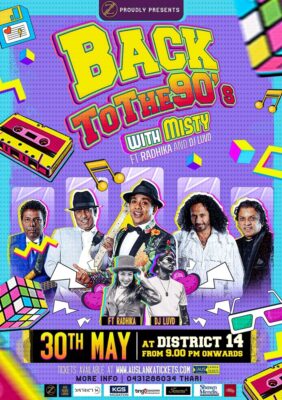 Back to the 90s with MISTY – 30th May 2025 - 9PM ONWARDS ( MELBOURNE EVENT)