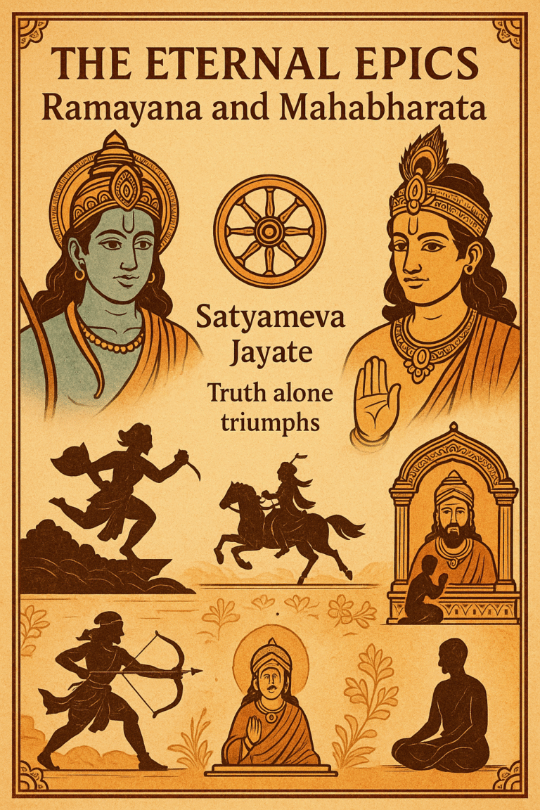 RAMAYANA  AND   MAHABHARATA –  GUIDELINES   FOR  ART  OF  LIVING  WITH   PEACE – By N.S.Venkataraman