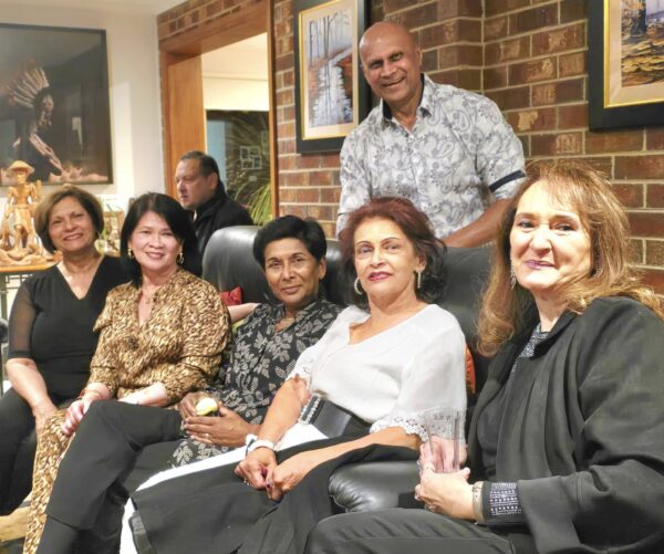 Sandy's home in Dingley to celebrate his 70's milestone birthday