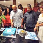 Sandy's home in Dingley to celebrate his 70's milestone birthday