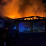 Family of four escapes house fire