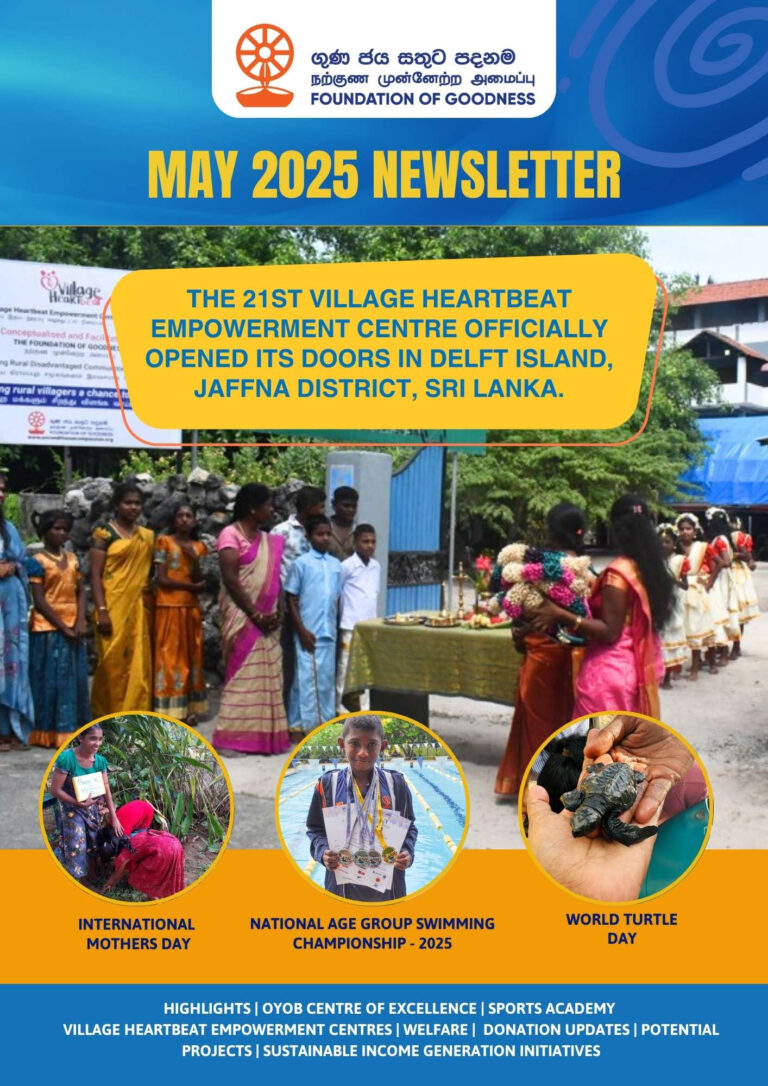 Foundation of Goodness Newsletter – May 2025
