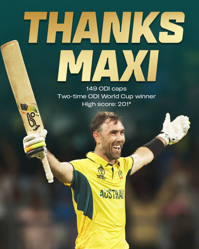 Glenn Maxwell retires from One-Day International cricket after brilliant career