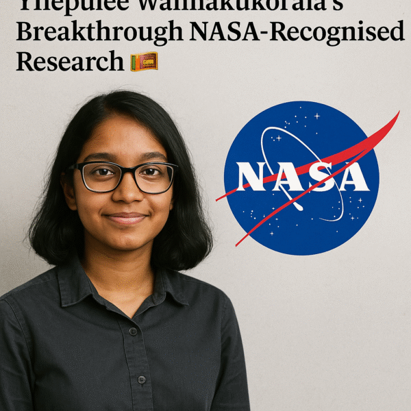 Young Sri Lankan Trailblazer Thepulee Wannakukorala’s Breakthrough NASA-Recognised Research
