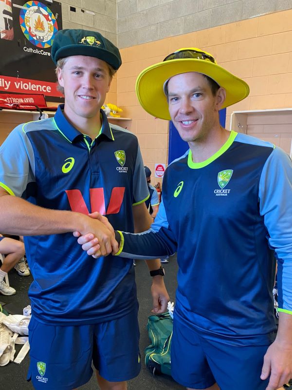 22-year old Queensland spinner Zanden Jeh ( Of Sri Lankan and Australian heritage) and 20-year old pacer from Tasmania, Louis Smith are making their first-class debuts today in the four-day match vs Sri Lanka A in Darwin.