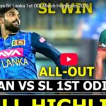 Bangladesh vs Sri Lanka 1st ODI Match Highlights 2025