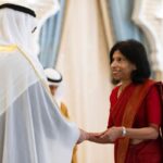 SL Ambassador Arusha Cooray Presents Credentials to UAE President - eLanka 3