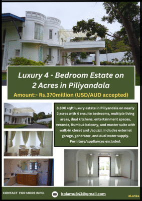Luxury 4-Bedroom Estate on 2 Acres in Piliyandala (5)