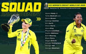 Australia name squad for ICC Women’s World Cup 2025