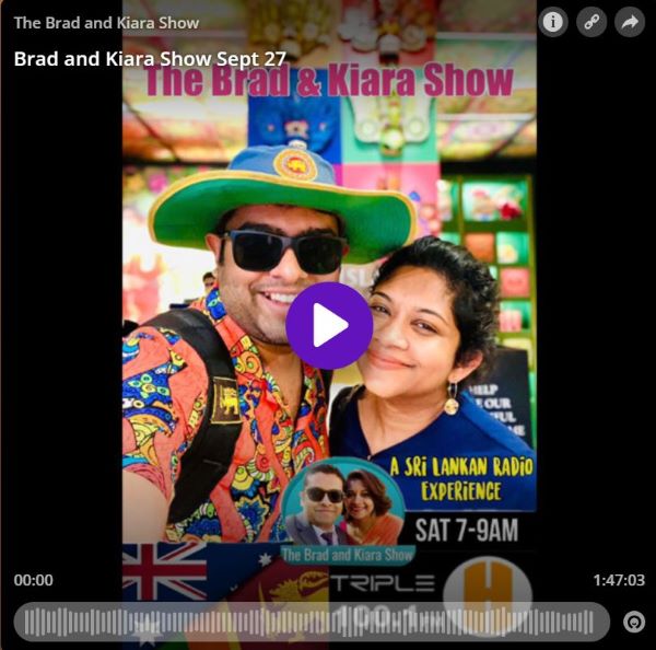 Brad and Kiara Show Sept 27