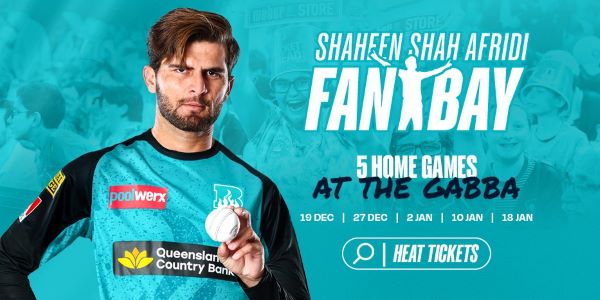 Brisbane Heat launches Shaheen's Fan Bay to celebrate Shaheen Shah Afridi’s first BBL stint
