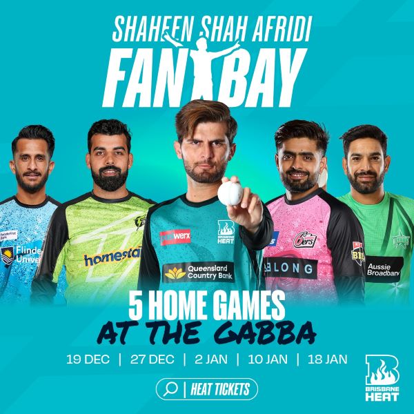 Brisbane Heat launches Shaheen's Fan Bay to celebrate Shaheen Shah Afridi’s first BBL stint