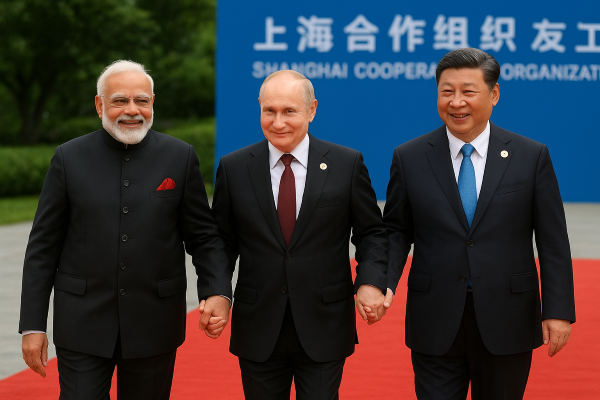New chapter in global diplomacy Putin, Modi and Xi Send Message to ‘Trumped-up’ U.S. - By K K S Perera