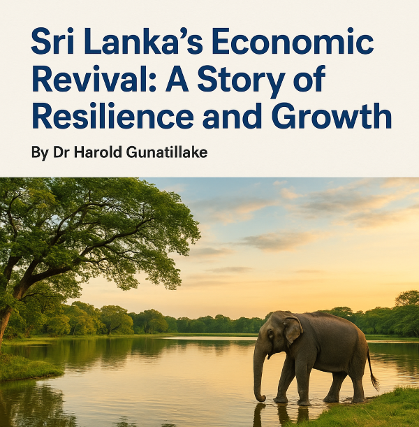 Sri Lanka’s Economic Revival - A Story of Resilience and Growth Sri Lanka is doing great. - By Dr Harold Gunatillake