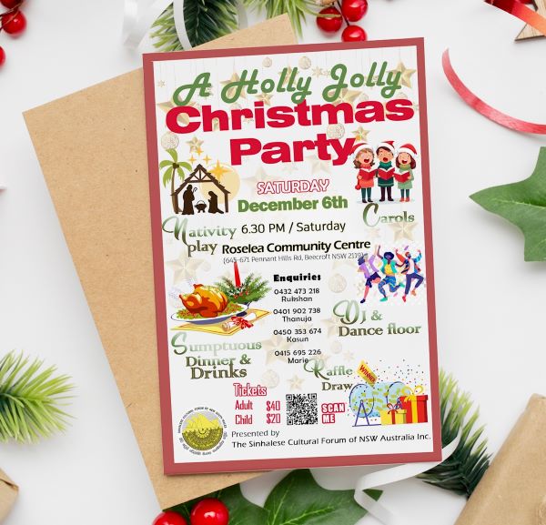 --A Holly Jolly Christmas Party - 06 December 2025 - 6:30PM ( Sydney Event )