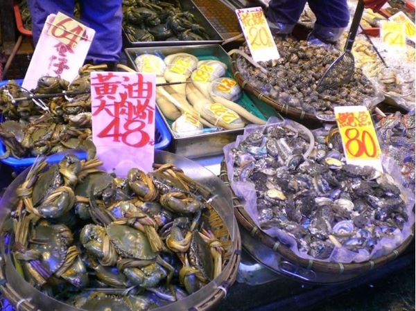 Frogs at the wet market