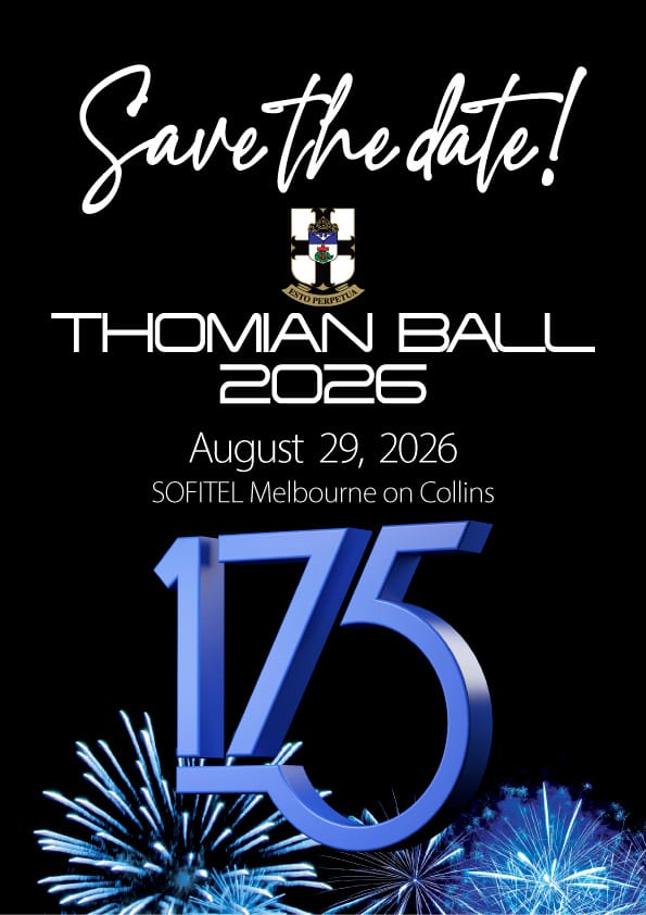 Save the Date: Thomian Ball 2026 to Celebrate 175 Years in Melbourne