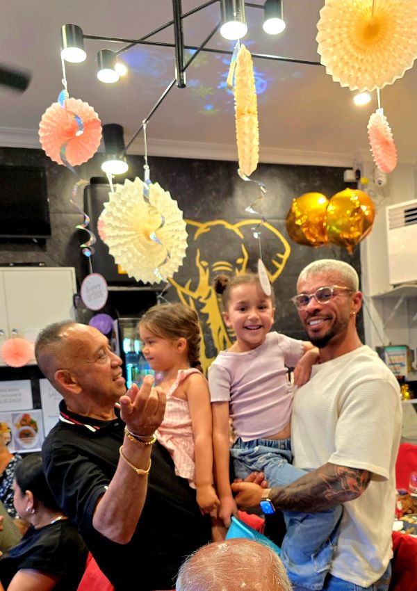 Birthday celebration for Chrs Cannon winds down Thai Street Food in Bentleigh operations until next year. - By Trevine Rodrigo in Melbourne.