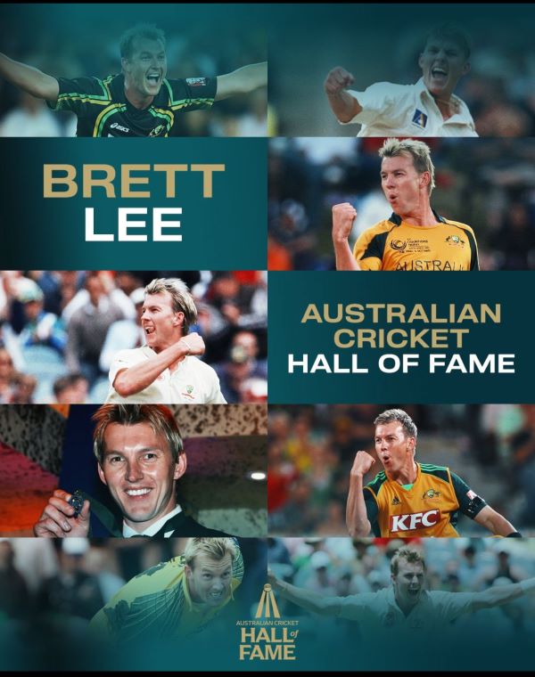 Brett Lee inducted into the Australian Cricket Hall of Fame