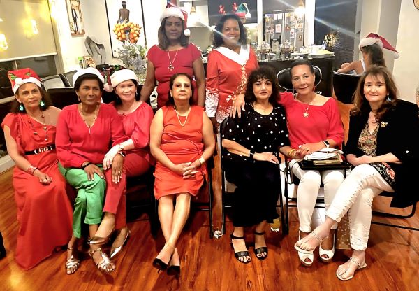 Christmas celebration at Jennifer and Gerard Livera's home was a fun night. - By Trevine Rodrigo in Melbourne.