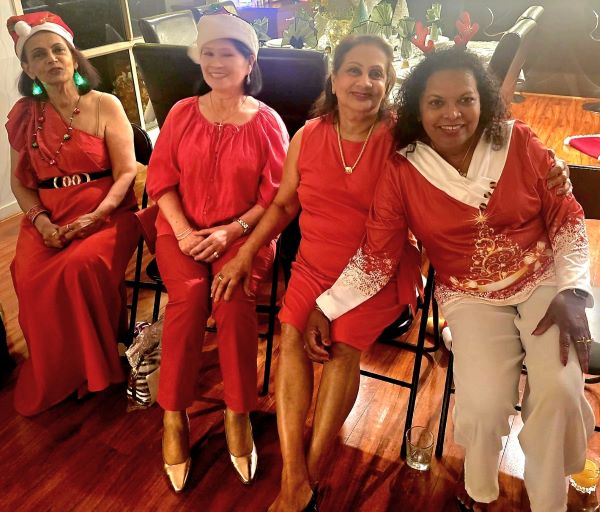 Christmas celebration at Jennifer and Gerard Livera's home was a fun night. - By Trevine Rodrigo in Melbourne.