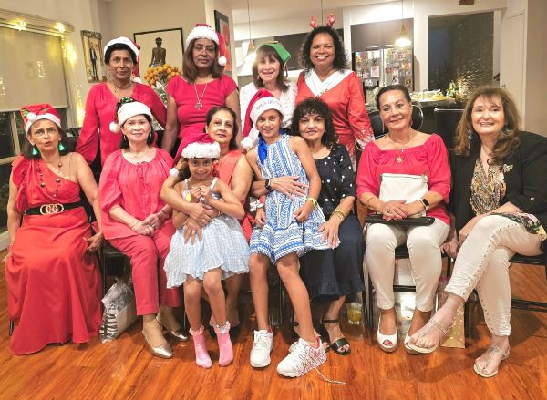 Christmas celebration at Jennifer and Gerard Livera's home was a fun night. - By Trevine Rodrigo in Melbourne.