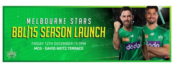 Melbourne Stars Launch BBL15