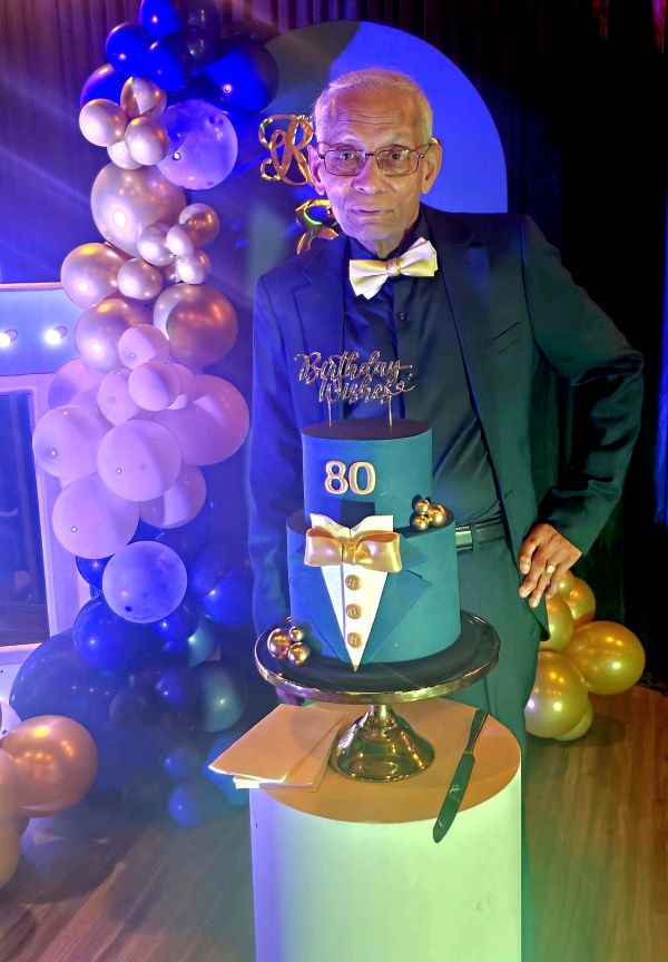 Ralph de Vos celebrates 80th birthday with style. 