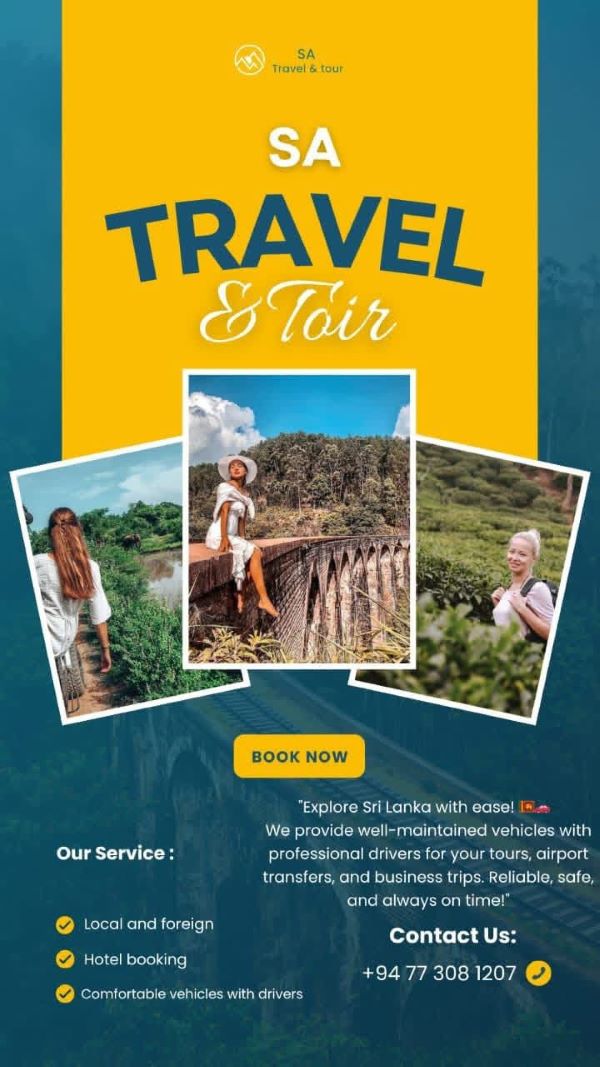 SA Travels and Tours – Van Hire and Tours in Sri Lanka