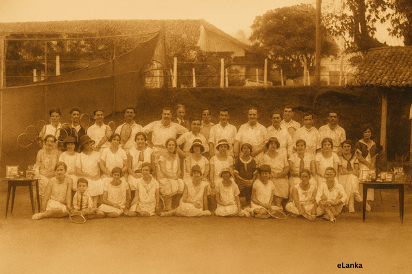 The Burgher Tennis Club within Galle Fort - By Michael Roberts