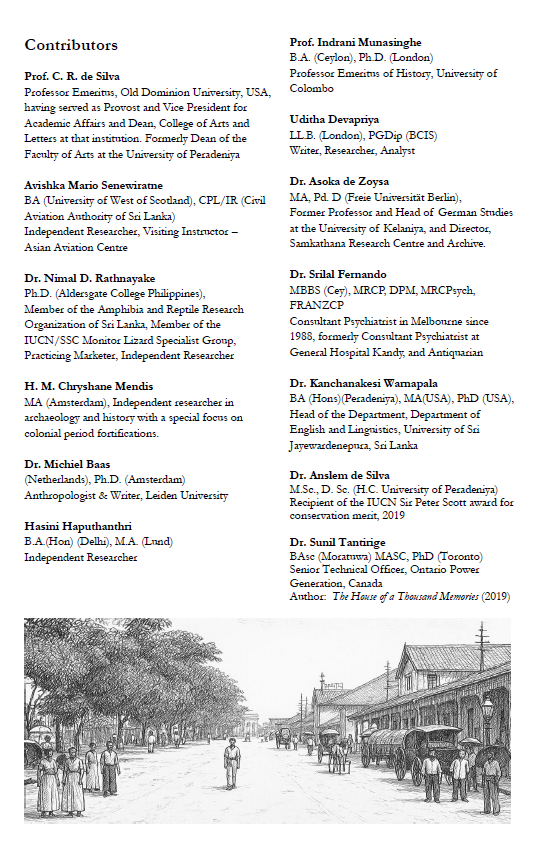 The Ceylon Journal IV - December Issue 2025 of The Ceylon Journal