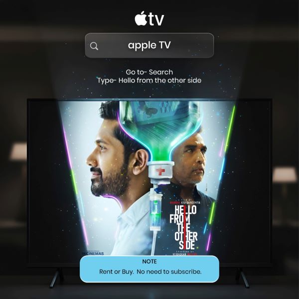 Watch at Home. Award winning movie Hello from the other side. Winner Best Film at Festivals in USA, India and Australia. Now available to rent.