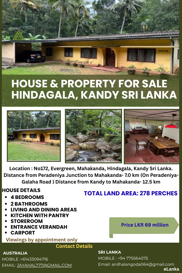 House & Property for Sale Hindagala, Kandy Sri Lanka (6)