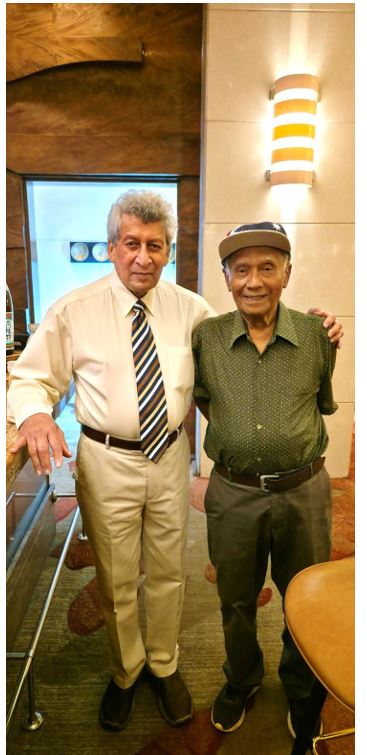 Meeting up with my only class friend after 85 years