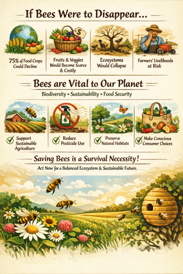 What Happens If Bees Disappear? - By Mansing Uthale