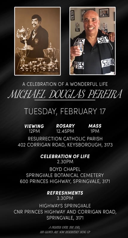 CELEBRATION OF A WONDERFUL LIFE MICHAEL DOUGLAS PEREIRA