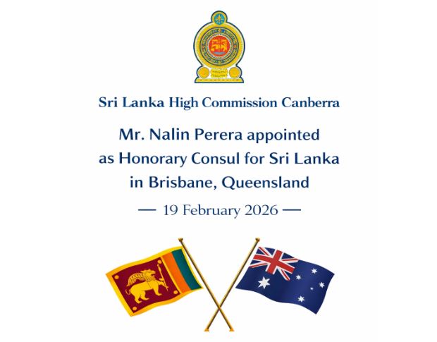 Sri Lanka Appoints Nalin Perera as Honorary Consul for Queensland