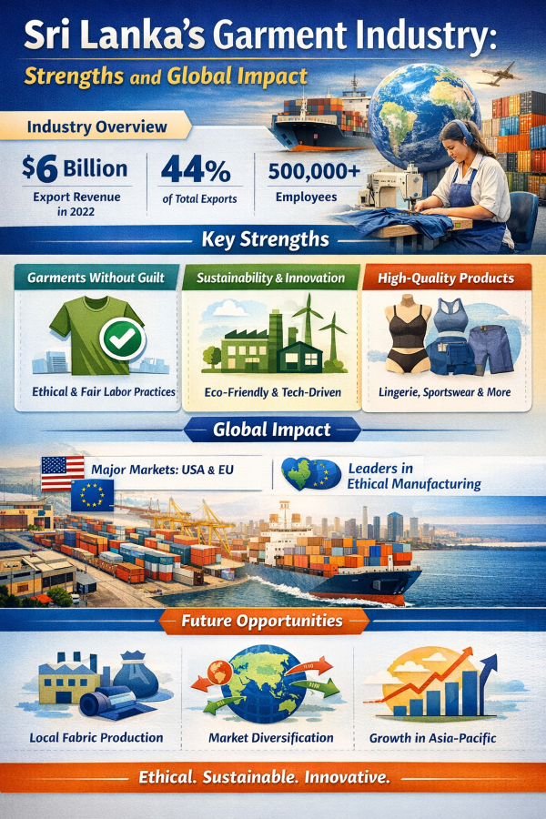 Sri Lanka’s Garment Industry: Strengths and Global Impact - By Malsha - eLanka