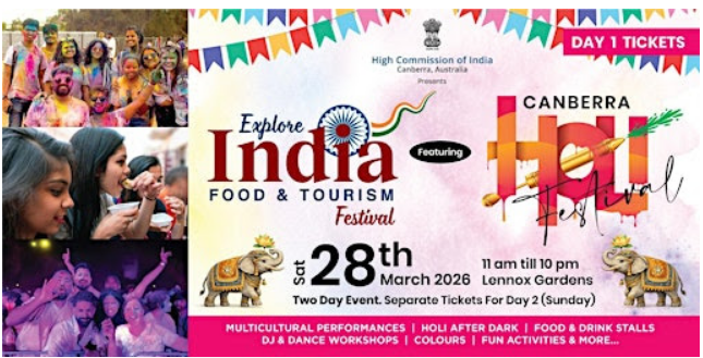 Holi Hai Canberra - Let the celebrations begin - 28th & 29th March 2026 - Lennox Gardens (Canberra event)02