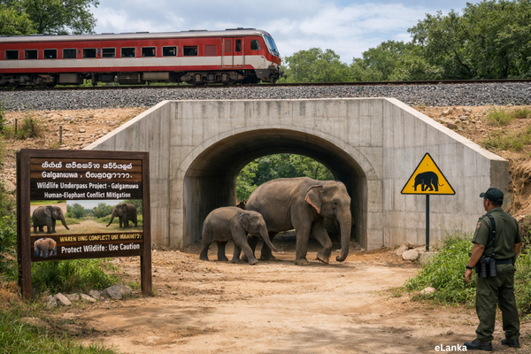 New wildlife underpass at Galgamuwa – solution for Human-Elephant Conflict By Arundathie Abeysinghe According to scholars, the new wildlife underpass at Galgamuwa in North Western Province which will be completed this month, will be a solution for the Human-Elephant Conflict (HEC). Galgamuwa is part of the Mahaweli Development Programme, the largest multipurpose national development programme in the country. Currently, construction of the elephant underpass is being completed beneath the railway line at Kasikote, between Galgamuwa and Ambanpola, an area well-known for frequent elephant crossings. A tunnel is constructed beneath the railway track to allow wild elephants to move safely from one side to the other, reducing the risk of train collisions as well as HEC. In 1977, when the Accelerated Mahaweli Development Scheme was launched, vast extents of forest lands were logged to facilitate new settlements. This led to elephants losing their habitats. According to senior engineers working on the project site, “construction work is expected to be completed in March 2026. The project would have been completed in early March, yet, the design phase of the project could not be finalised as there were challenges in controlling the movements of elephants towards the villages. During the rainy season, the slope that had already been cut was filled with water. Hence, those issues had to be addressed prior to its completion.” Galgamuwa residents are of the view that “this is a key project that should have been completed several decades ago as over 300 people have died in the area due to HEC, while over 50 people are handicapped as a large number of houses were damaged by elephants in search of food. For many years, we have spent sleepless nights due to fear of elephants roaming villages at night. One or two officers of the Department of Wildlife Conservation (DWC) cannot handle several elephants at once.” According to environmentalists “due to new settlements, there is lack of food in existing elephant migratory routes. To prevent elephant encounters, majority of villagers have set up electric fences which are useless as elephants cross the fences by felling large trees over them.” “Kahalla-Pallekele sanctuary was declared in 1989 with the objective of declaring the area up to Kala Wewa and Balalu Wewa as a national park. Yet, after this declaration, illegal land grabbing and human activities have disturbed migratory routes that elephants have been using for many years. Subsequent governments dug trenches, thinking that it would discourage elephants from coming towards villages. But that too was unsuccessful. Elephants now destroy electric fences because there’s lack of maintenance. It is difficult for just one or two wildlife officers to manage these elephant fences. When there’s lack of fodder, they go to people’s backyards in search of vegetables and fruits grown in home gardens.” In certain areas of Galagamuwa, community-based seasonal paddy field fences are constructed to avoid HEC. These are very successful as there is a direct incentive for the farmers to maintain and monitor the fence as their crops may be raided by elephants. In 2024, there were around 300 seasonal paddy field fences erected by Farmer Organisations supported by the Department of Agrarian Development. These seasonal paddy field fences contributed significantly to the number of elephant deaths decreasing from 488 in 2023 to 386 in 2024 as people kill elephants mainly when they raid their paddy or vegetable crops. Scholars are of the view that “although, the project would be completed this month, it is necessary to monitor, at least for a period of one year, if elephants may get used to using the underpass, even though they may not use it immediately.”