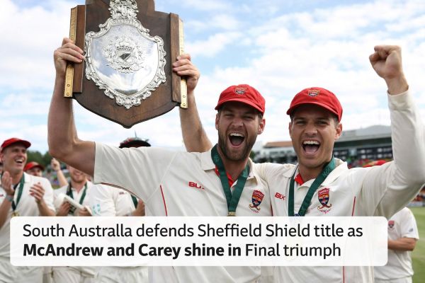 South Australia defends Sheffield -eLanka