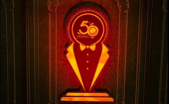 50th Anniversary Logo of the Sri Lanka America Association of Southern California