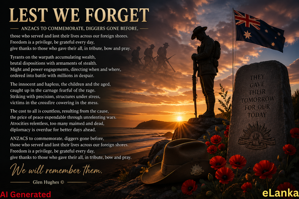 LEST WE FORGET