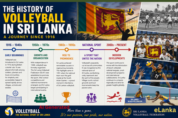 The History of Volleyball in Sri Lanka