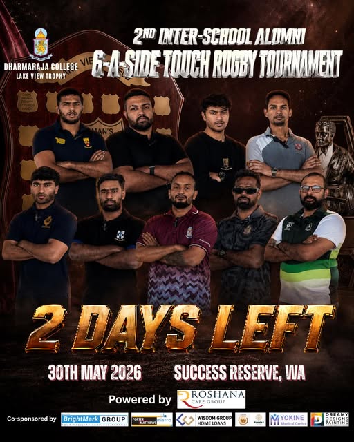2ND INTER-SCHOOL ALUMNI 6-A-SIDE TOUCH RUGBY TOURNAMENT - 30th May 2026 ( Perth Event)
