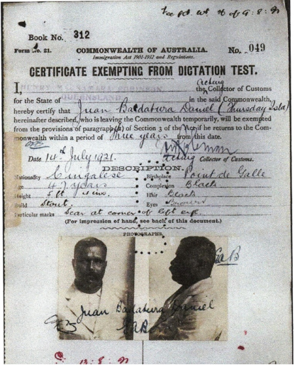 Australia’s Dictation Test